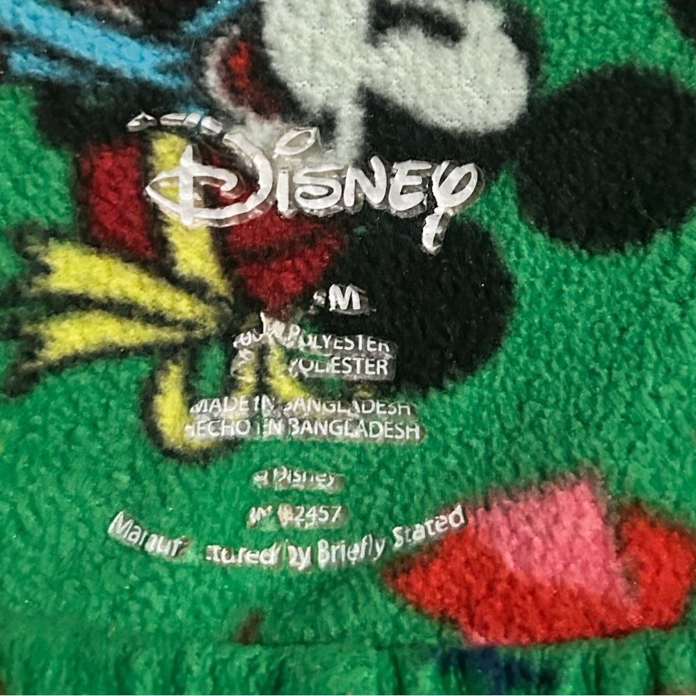 Disney Mickey Mouse Green Pajama Set!        Women’s size medium - Picture 2 of 7